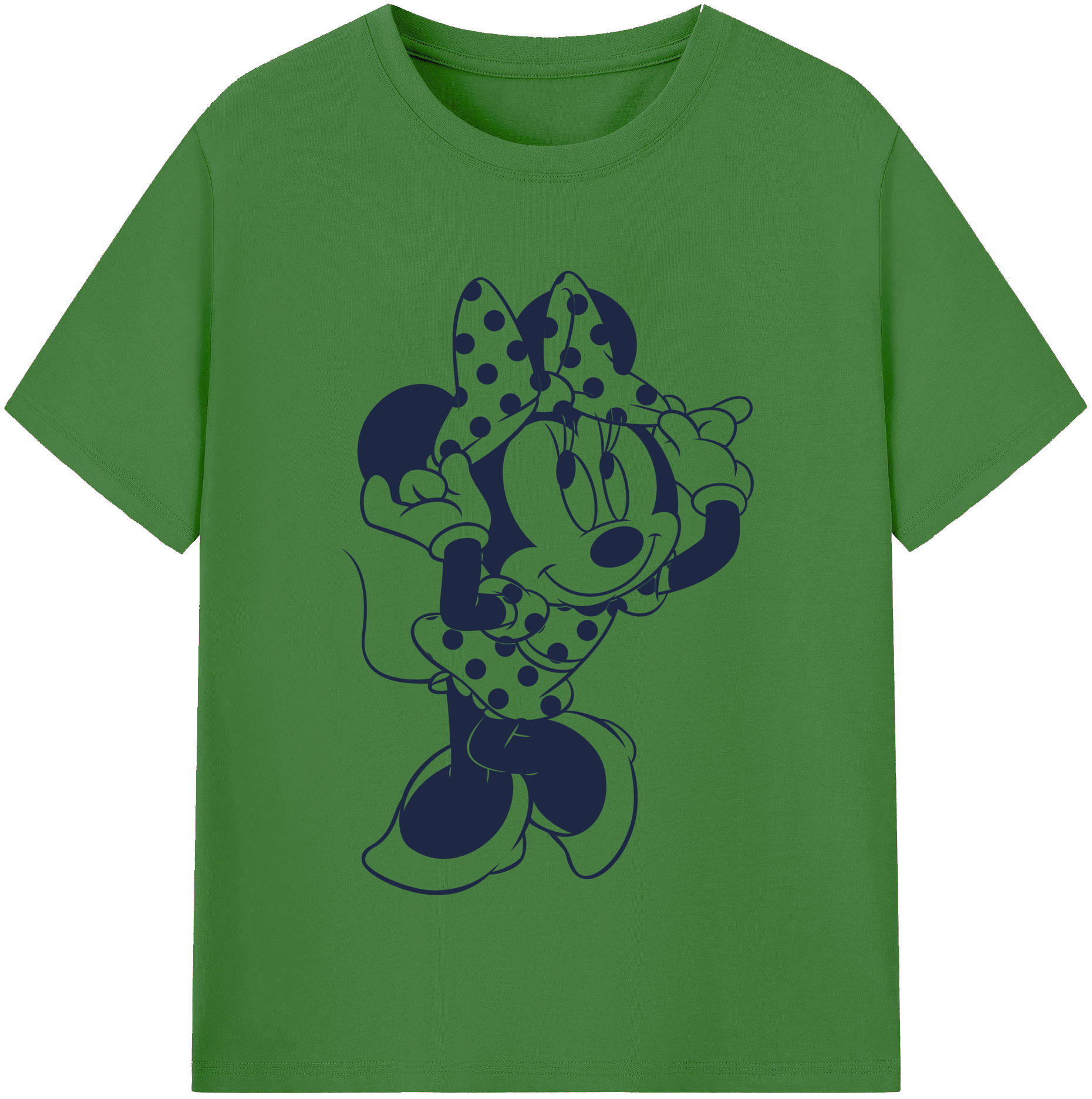 （画像用） ミッキーマウス Mickey Mouse レディースカジュアルプリントTシャツ（綿100％）